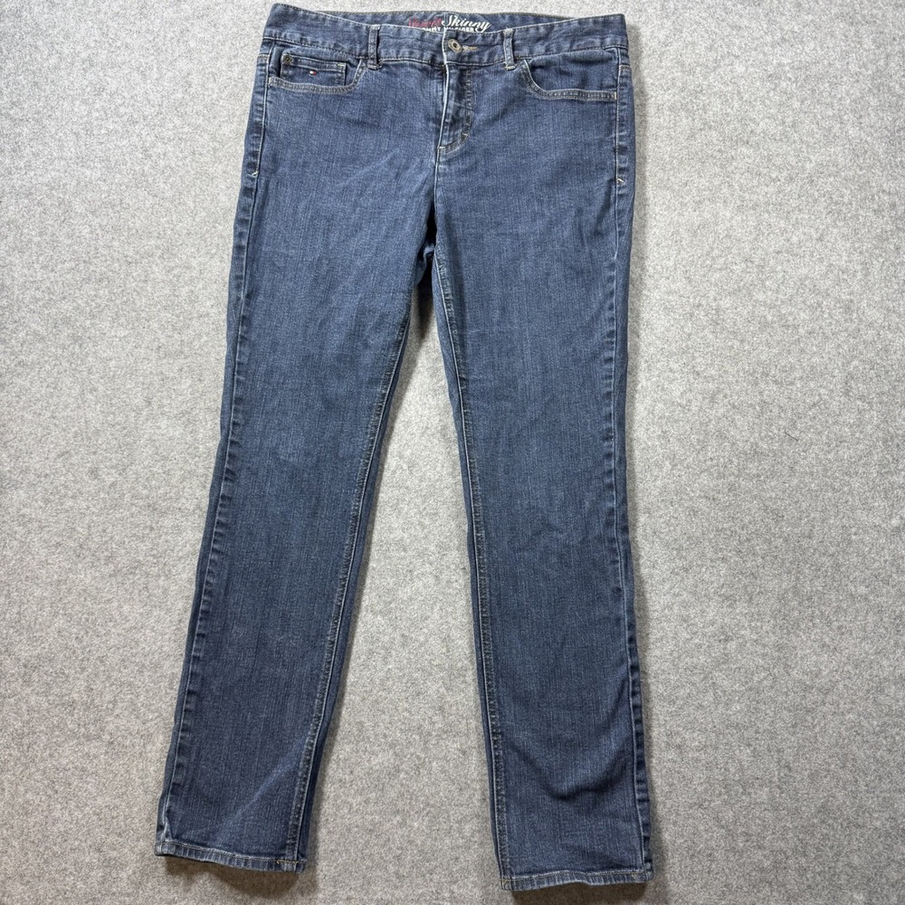 Tommy Hilfiger Womens Spirit Skinny Jeans 14R Blue Denim Stretch Cotton